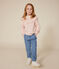 Kinder-Sweatshirt aus Doppeljersey für Mädchen rosa AVALANCHE/ ROSELINE