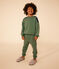 Kinder-Sweatshirt aus Molton für Jungen grün CROCO
