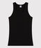 Tanktop aus Baumwolle für Damen schwarz NOIR