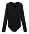 Wickelbody für Damen schwarz NOIR/gelb OR