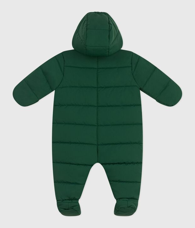 Baby-Schneeanzug aus Polyester gr&uuml;n