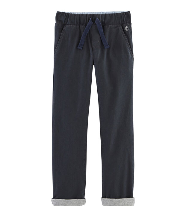 Warme gef&uuml;tterte Hose f&uuml;r Jungen grau
