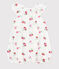 Baby-Kurzoverall aus Baumwolle mit Frucht-Motiv weiss MARSHMALLOW/weiss MULTICO
