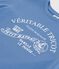 Kurz&auml;rmeliges Kinder-T-Shirt mit Motiv blau