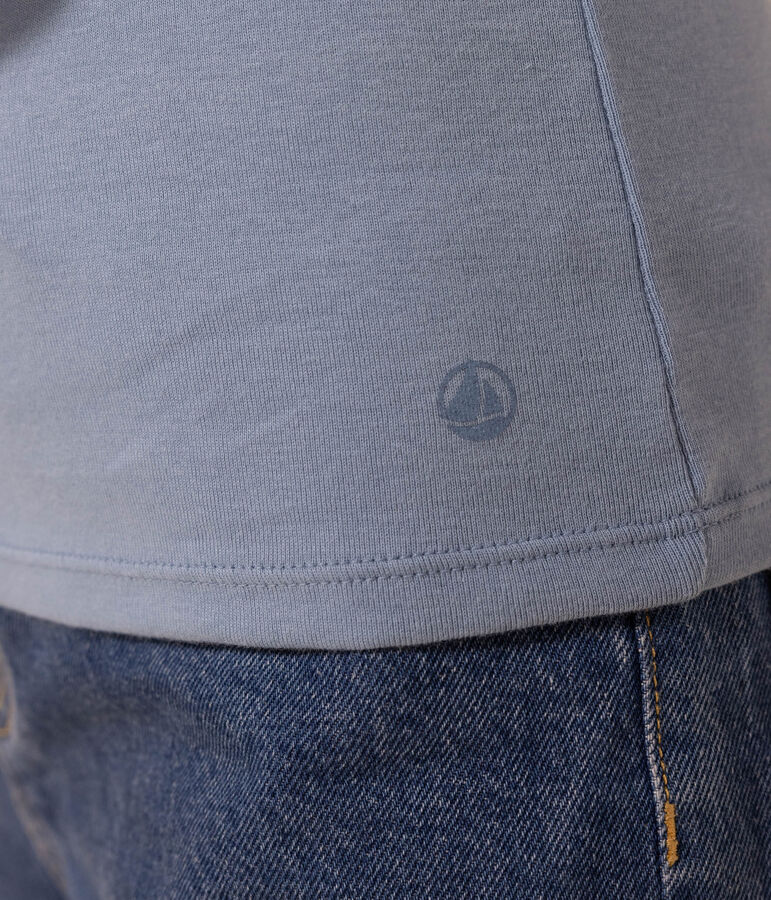 T-Shirt L&rsquo;ICONIQUE aus Baumwolle mit rundem Ausschnitt f&uuml;r Damen blau