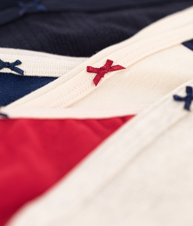 5er-Set Slips aus Baumwolle f&uuml;r Damen vielfarbig