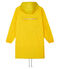 Lange winddichte jacke damen gelb JAUNE