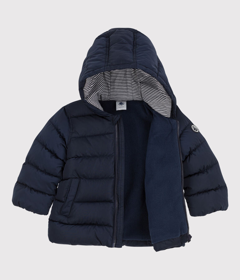 Recycelter Baby-Anorak blau