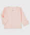 Baby-Cardigan aus 2x2-Rippstrick aus Bio-Baumwolle rosa FLEUR