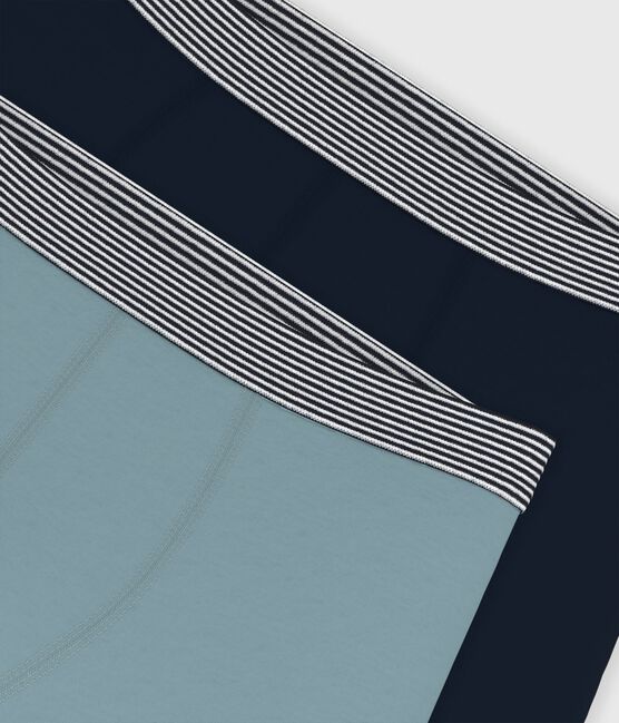 Set Kinder-Boxershorts aus einfarbiger Baumwolle mit Elastan variante 1