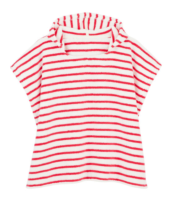 Strandponcho mit Kapuze für Babys Unisex rosa GEISHA