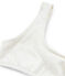 Gepolsterter Bustier für Mädchen weiss MARSHMALLOW