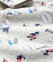 Baby-Strampler aus Molton und Bio-Baumwolle mit Paris-Motiv grau BELUGA/weiss MULTICO