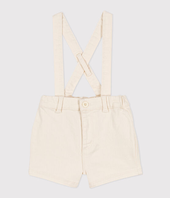 Baby-Shorts mit Trägern aus Denim naturfarben AVALANCHE