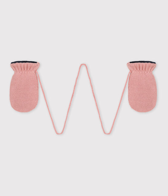 Baby-Fäustlinge mit Fleecefutter rosa SALINE