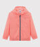 Kinder-Windjacke Unisex rosa GROSEILLER/weiss MARSHMALLOW