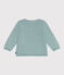 Baby-Cardigan aus Baumwolle mit Zierstrick grün PAUL