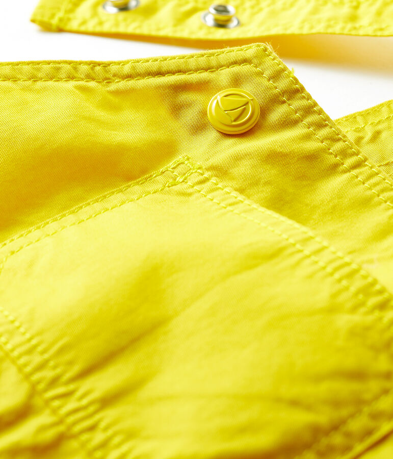 Baby-Kurzlatzhose f&uuml;r Jungen. gelb