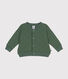 Baby-College-Jacke aus gestepptem Doppeljersey