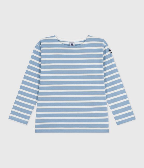 Kinder-Streifenshirt "Marinière" aus Baumwolle blau ADRIATIC/ MILK