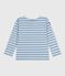 Kinder-Streifenshirt "Marinière" aus Baumwolle blau ADRIATIC/ MILK