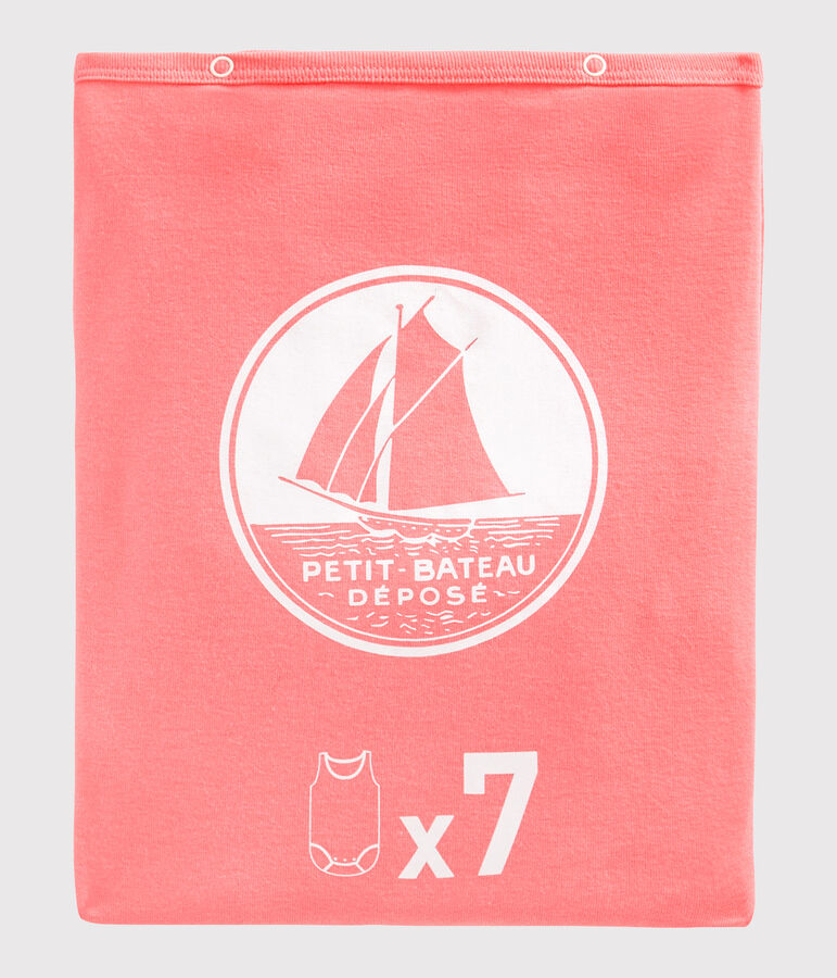 &Uuml;berraschungsset aus 7 Baby-Tr&auml;gerbodys f&uuml;r M&auml;dchen variante 1