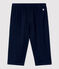 Baby-Hose aus Bio-Baumwollgaze blau SMOKING