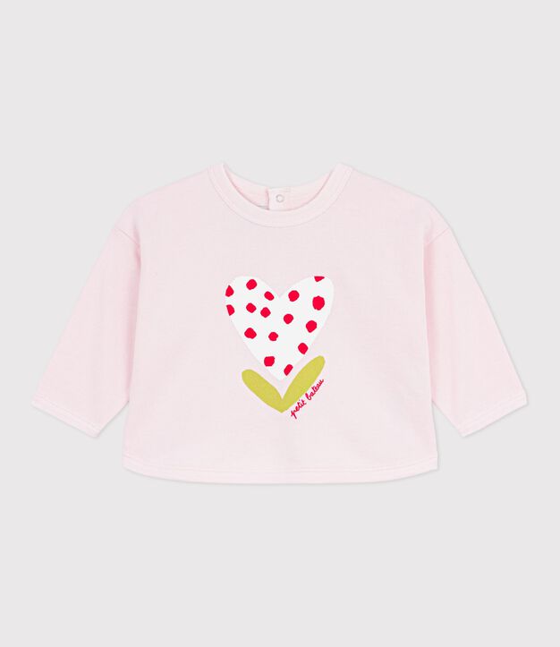 Baby-Sweatshirt aus Baumwolle mit Muster BARELY
