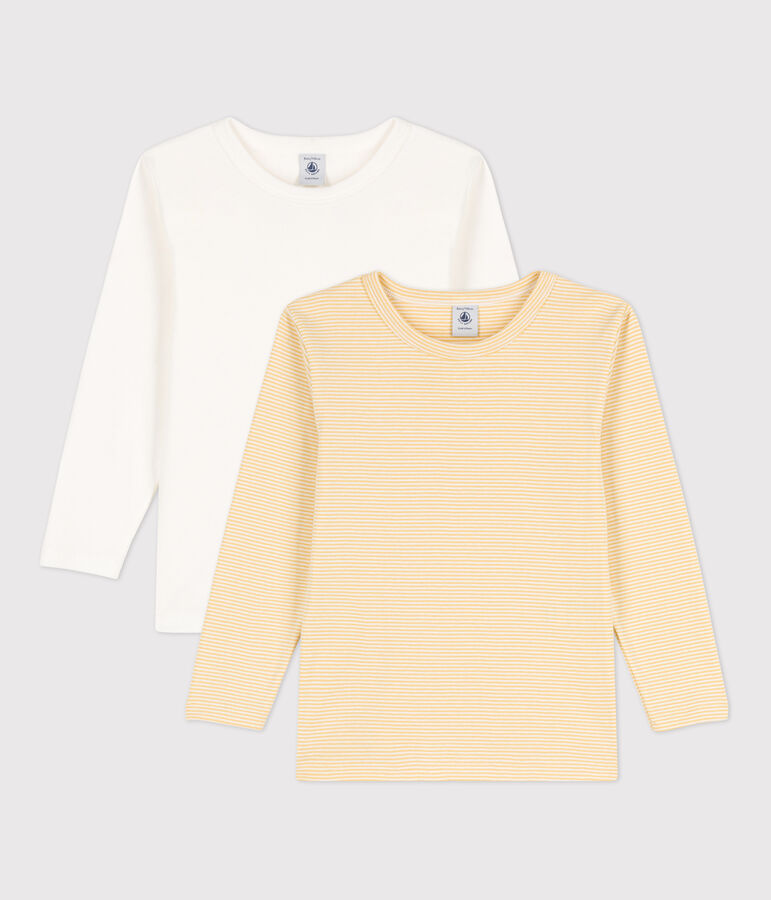 2er-Set lang&auml;rmelige T-Shirts aus Baumwolle f&uuml;r Jungen vielfarbig