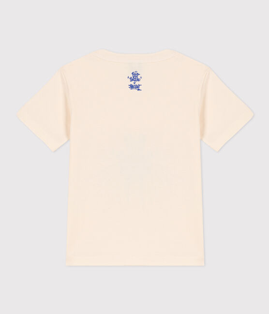 Kurzärmeliges T-Shirt aus Baumwolle für Kinder/Jungen weiss AVALANCHE/ MULTICO