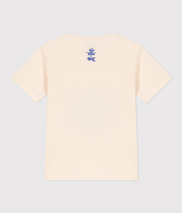 Kurz&auml;rmeliges T-Shirt aus Baumwolle f&uuml;r Kinder/Jungen naturfarben/vielfarbig