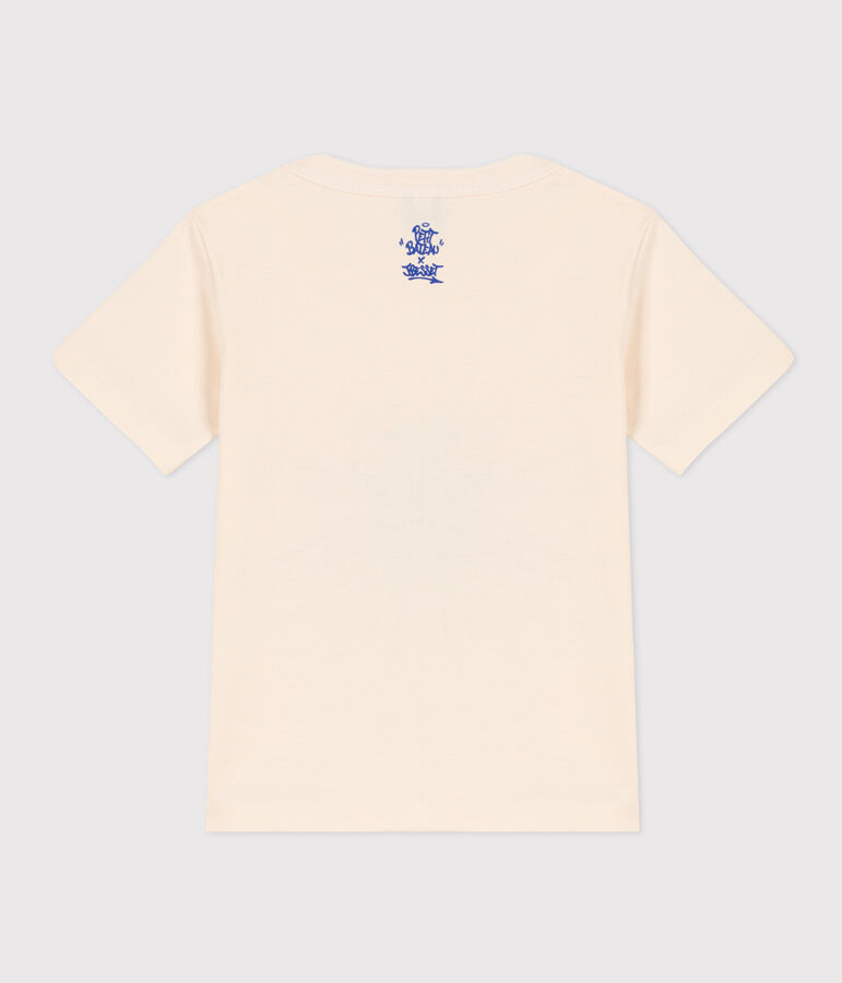 Kurz&auml;rmeliges T-Shirt aus Baumwolle f&uuml;r Kinder/Jungen naturfarben/vielfarbig