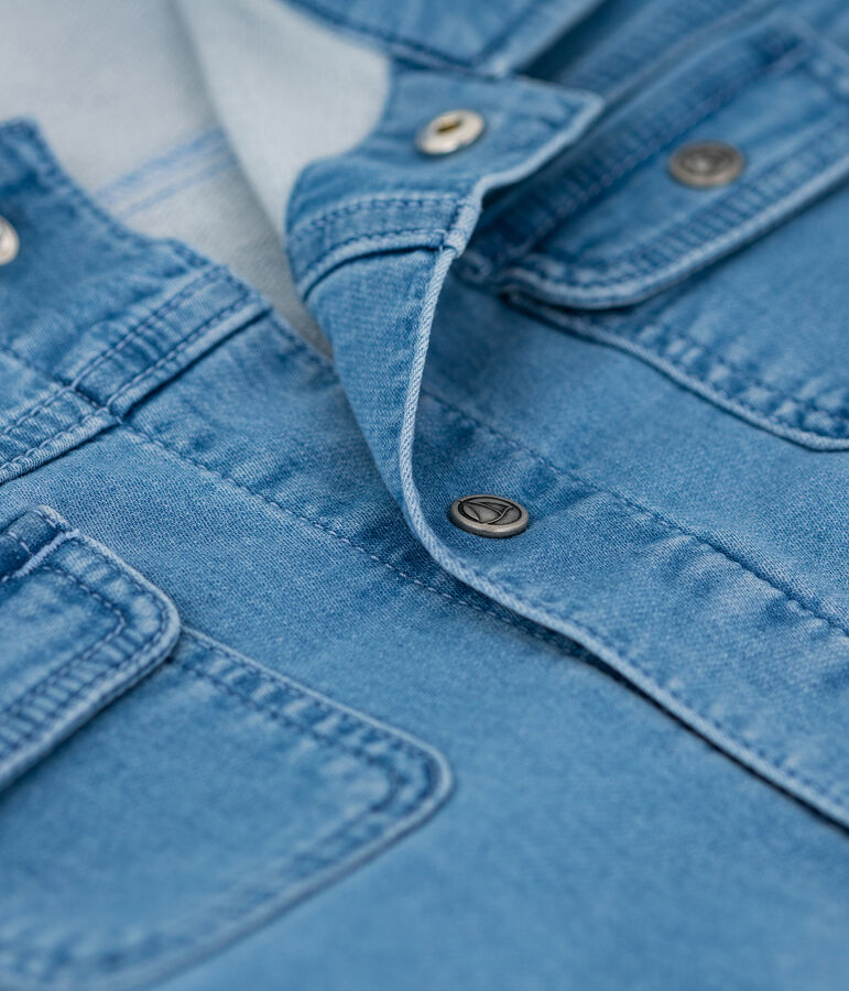 Kinder-Denim-Jacke M&auml;dchen - Jungen blau DENIM CLAIR