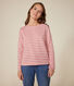 Geknöpftes Damen-Streifenshirt "Marinière" aus Baumwolle