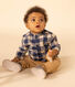 Kariertes Babyhemd aus Flanell