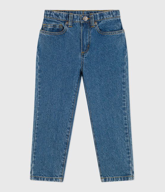 Kinder-Hose aus Denim blau BLEU MOYEN