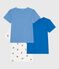 Set kurzärmelige Kinder-T-Shirts aus bedruckter Baumwolle variante 1