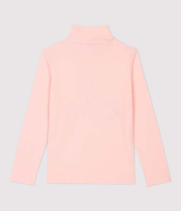 Kinder-Unterziehpullover aus Baumwolle f&uuml;r M&auml;dchen rosa