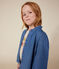 Langärmelige Bluse aus Denim für Mädchen blau DENIM CLAIR
