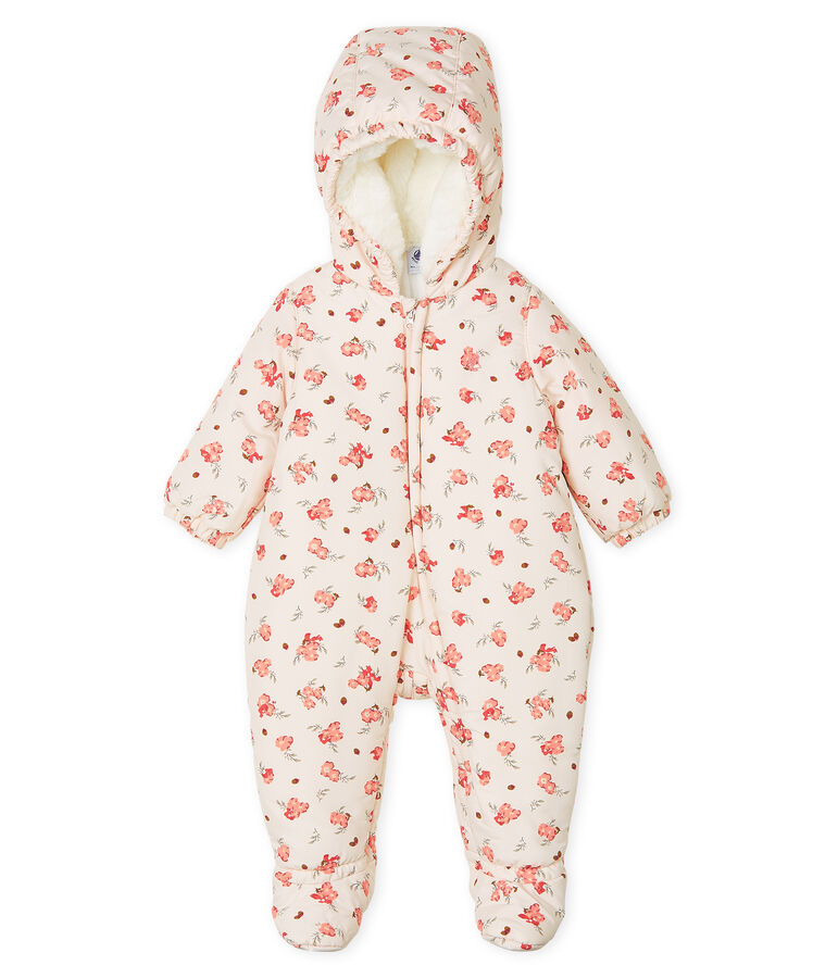 Baby-Fliegeroverall aus Mikrofaser f&uuml;r M&auml;dchen rosa/vielfarbig
