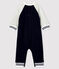 Langer Baby-Overall für Jungen blau SMOKING/grau BELUGA