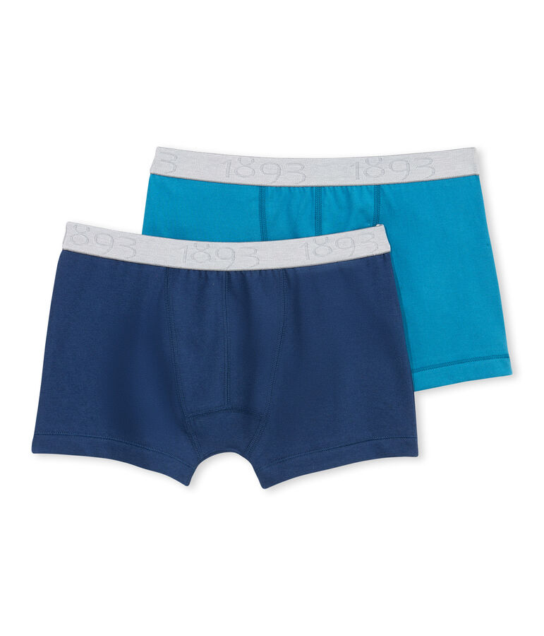Set mit zwei Jungen Boxershorts aus Lycra Jersey lot .