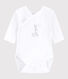 Langärmeliger Baby-Body in Wickelform Mädchen/Jungen