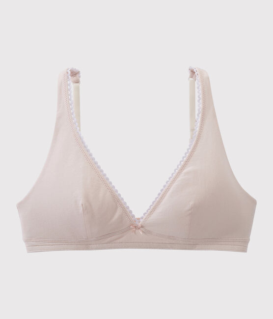 BH aus Stretch-Baumwolle für Damen rosa FLEUR