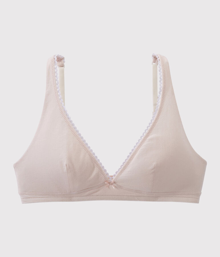 BH aus Stretch-Baumwolle f&uuml;r Damen rosa FLEUR