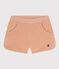 Kindershorts aus Bouclé-Frottier für Mädchen beige VINTAGE