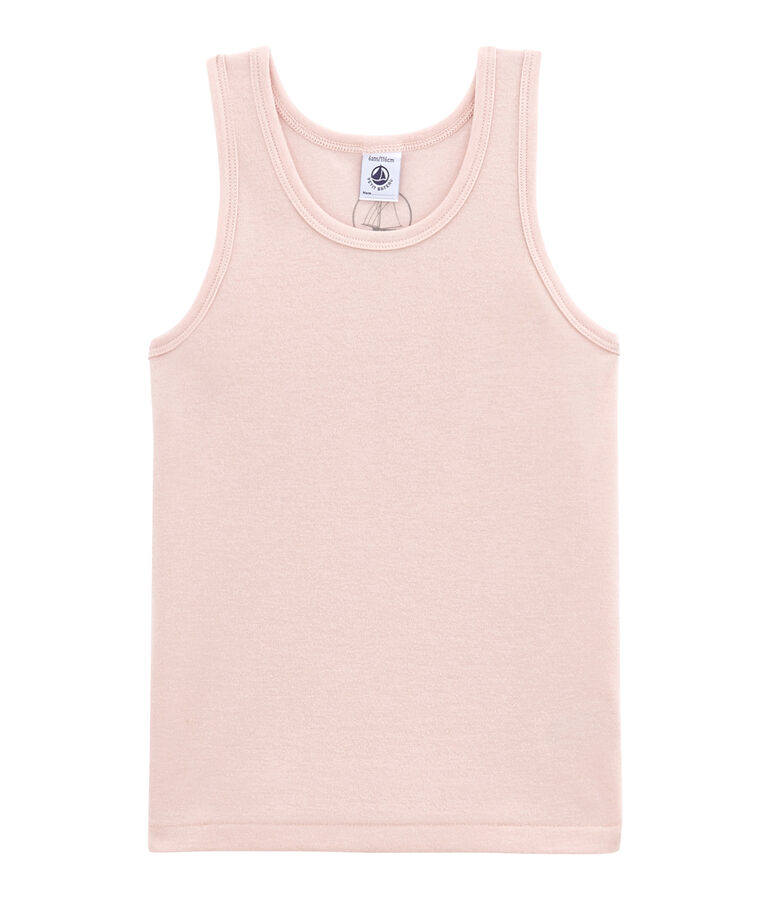 M&auml;dchen Unterhemd aus Wolle/Baumwolle rosa JOLI