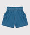 Shorts aus Bio-Denim für Mädchen blau DENIM CLAIR