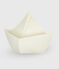 Baby-Badespielzeug Schiff aus Silikon weiss MARSHMALLOW