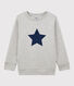 Kinder-Sweatshirt aus Molton für Mädchen / Jungen